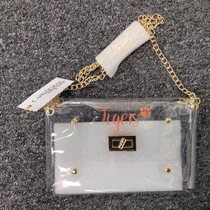 Envelope Crossbody Clear Purse - Clemson University